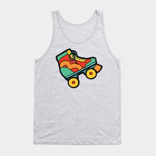 Retro Roller Skate Tank Top